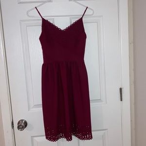 Burgundy dress size S